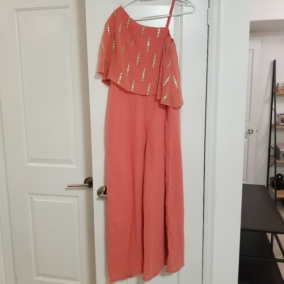 Brand New Mirror one shoulder jumpsuit - Picture 2 of 4